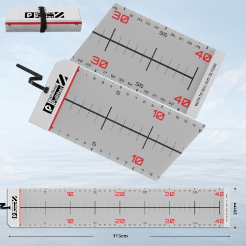 40in Floating Fish Ruler (Gray)