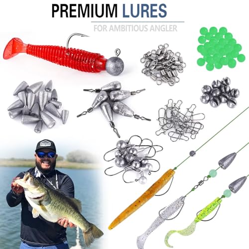 302Pcs Fishing Lures (302Pcs Fishing Lures Kit)