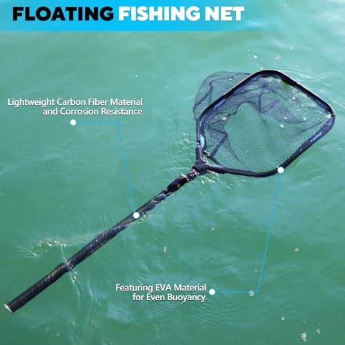 Fishing Net with Telescoping Handle (Single Net - 7.86 Ft Full Length)