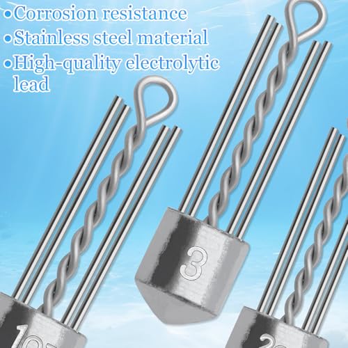 5 Pcs Spider Sinkers Long Tail Equipment Sputnik Sinker Fishing Weights