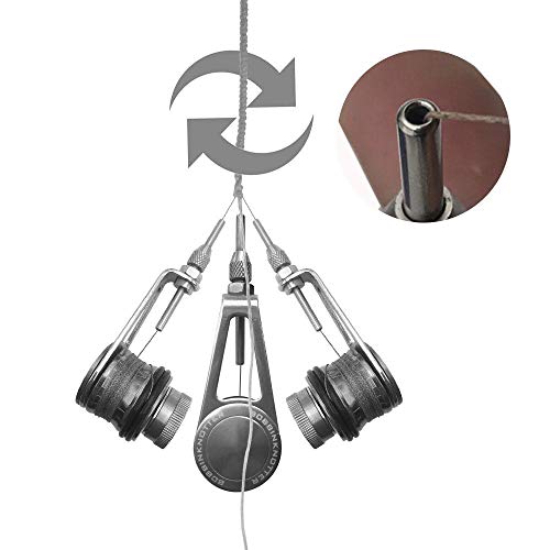 Fishing Bobbin Knotter FG GT RP Line Wire Knotting Tool Fishing Line Winder Assist Knotting Connector Accessories (gold)
