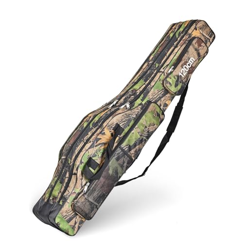 3 Layers Fishing Pole Bag (Earthy yellow / 120cm/47.2in)