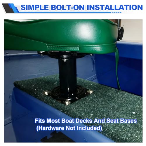 7 Inch Boat Seat Economy Pedestal Base Mount (2 Pack)