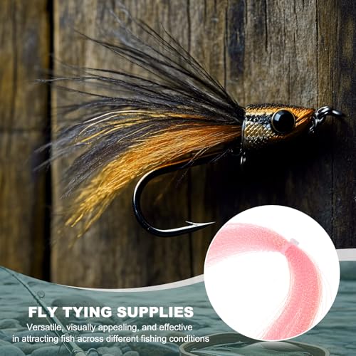 Crystal Flash Fly Fishing Line (Pearlescent Pink)