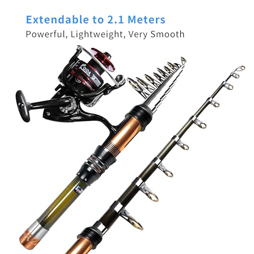 Upgraded Fishing Pole Kit (Upgraded 6.89FT/2.1M)