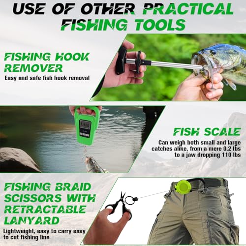 10 Pcs Fishing Tool Kit (Green)