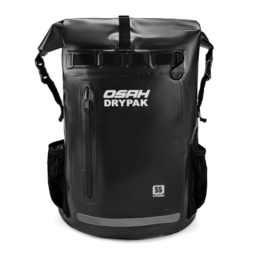 Waterproof Dry Bag Backpack 25L (Black / 55L)