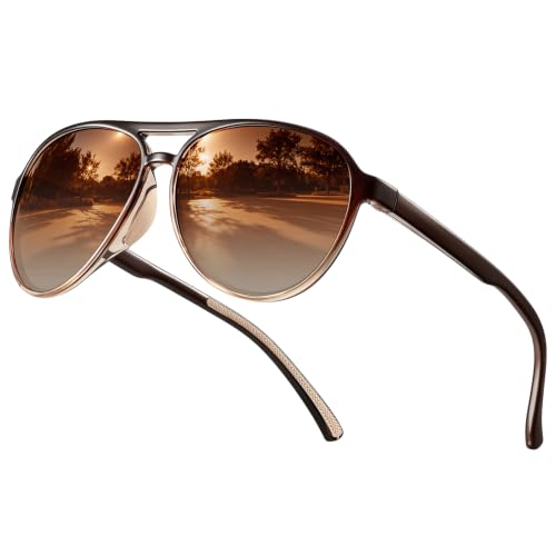 Women's Polarized Aviator Sunglasses Sport Style for Running Pickleball UV Protection Tangle
