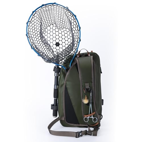 Waterproof Fly Fishing Sling Pack (A2:13L Green)