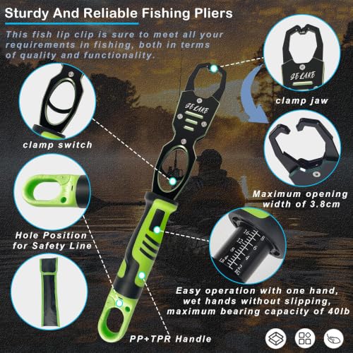 7 PCS Fishing Pliers Tool Kit (Green)