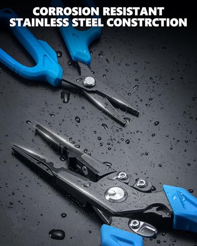 3Pcs Fishing Tool Kit (Blue-2pcs)