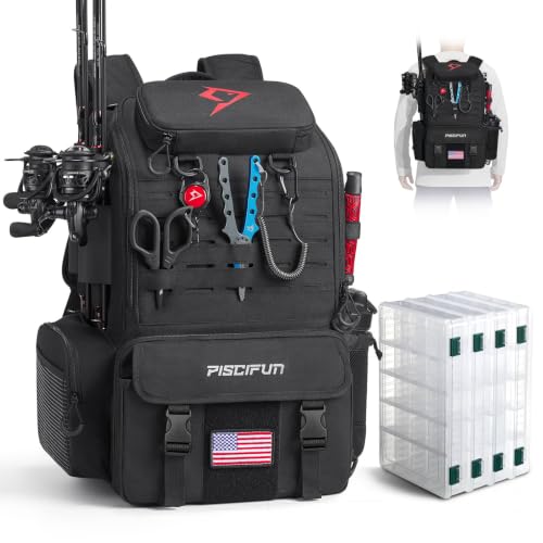 52L Fishing Tackle Backpack