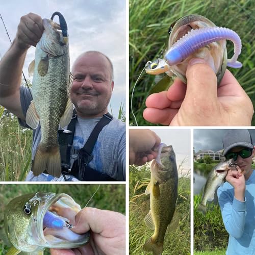 Paddle Tail Swimbait Fishing Lures for Bass Fishing (Model G)