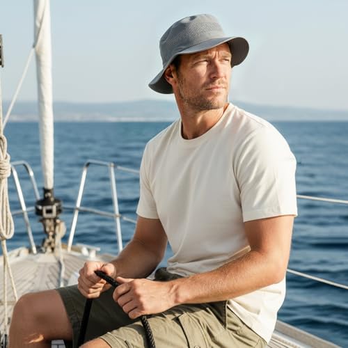 Laser Mesh Cooling Outdoor Bucket Hat