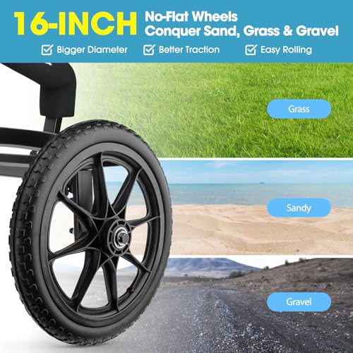 Kayak Cart with 16 (‎‎‎16" wheels)