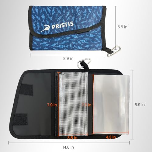 Fishing Soft Lure Storage Binder Bag (Sea Blue)