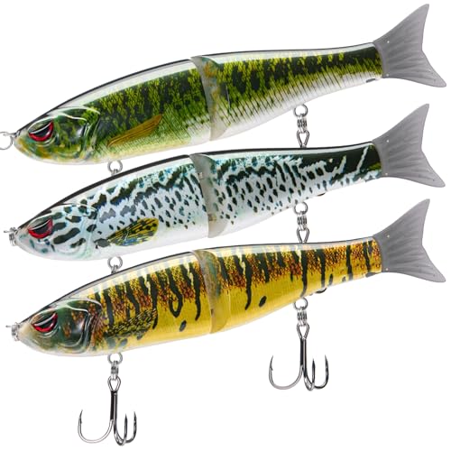 SwimShad Glide Baits Jointed Swimbait Bass Pike Salmon Trout Muskie Fishing Lure