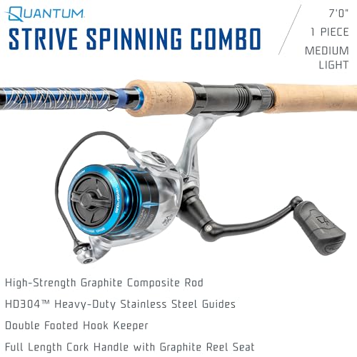 Strive Spinning Reel and Fishing Rod Combo (7'0" / Size 3000 Reel)