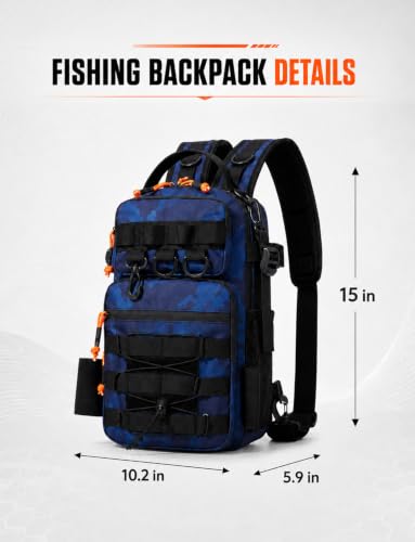 2 IN 1 Fishing Backpack
