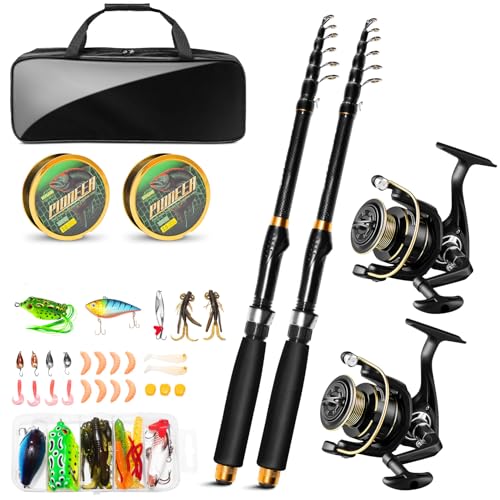 Telescopic Fishing Rod and Reel Combo Kit