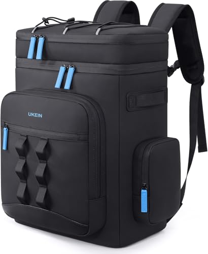 Backpack Cooler Insulated Leakproof 50Cans Lunch Ice Chest Bag Double Deck