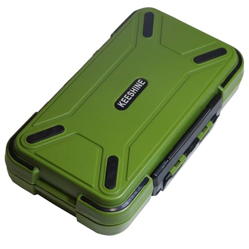 Fishing Tackle Box (Green (Size: 7.8" L x 4.2" W x 1.8" H))
