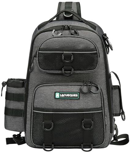22L Wading Fishing Tackle Sling Bag (Grey)