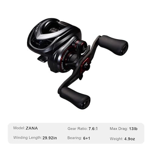 PURELURE BFS Fishing Reel Left Hand (ZANA-Left-7.6:1)