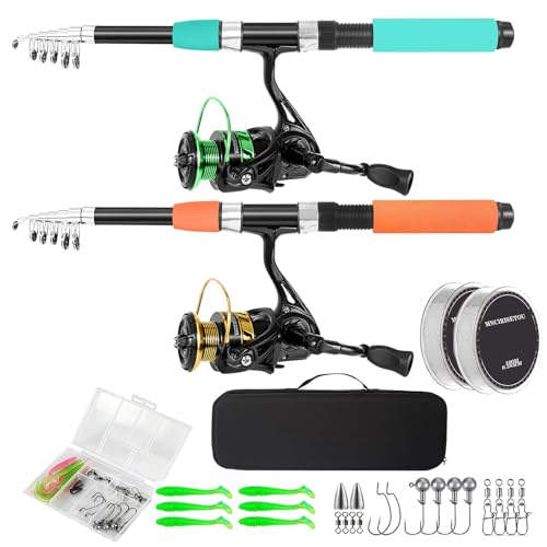 Telescopic Fishing Rod and Reel Combo Set
