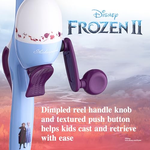 Disney Frozen II Kit 2'6" Spincast Combo for Kid (Disney Frozen II Beginner)