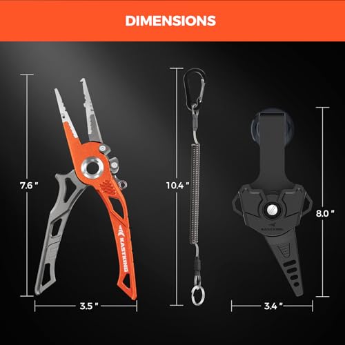AlumaStream 7.5" Aluminum Fishing Pliers