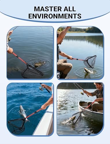 Foldable Floating Fishing Net (27-35" Extendable)