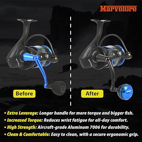 Foldable Power Handle for Penn Battle II III IV