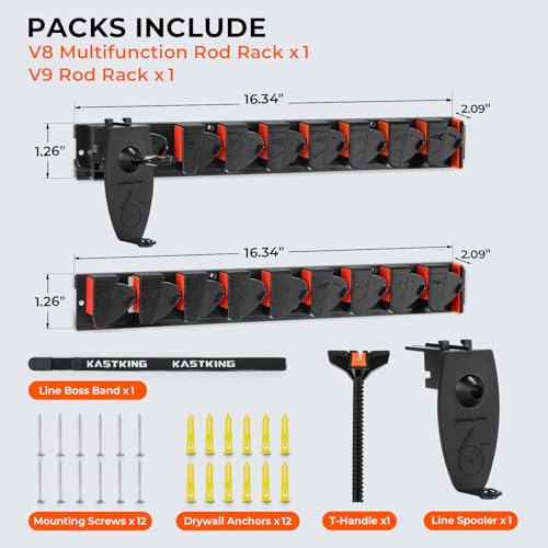 Vertical Fishing Rod Holder (V8 & V9-2 Pack)