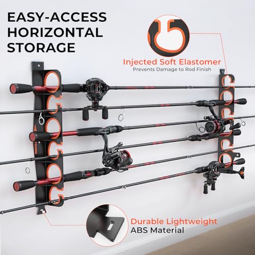 Horizontal Fishing Rod Holder (V6 Upgraded-1 Pack)