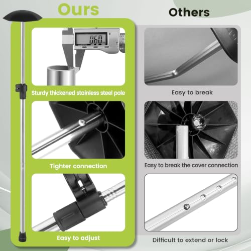 Golf Travel Bag Support Rod (Silver / 40inch)