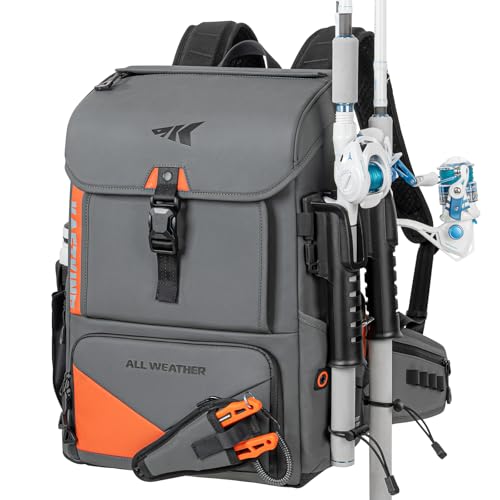 All Weather Waterproof Fishing Backpack & Waterproof Tackle Box