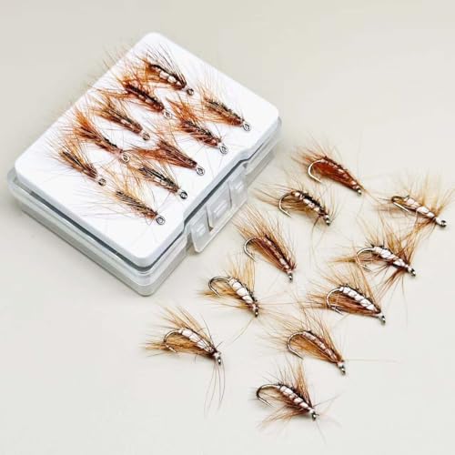 10Pieces Fly Fishing Flies Lure Artificial Insects Winged Caddis