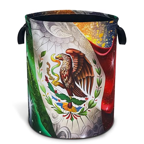 Night Sun Stars Moon Laundry Basket Foldable Oxford Cloth 18.9 x 16.5 Inch