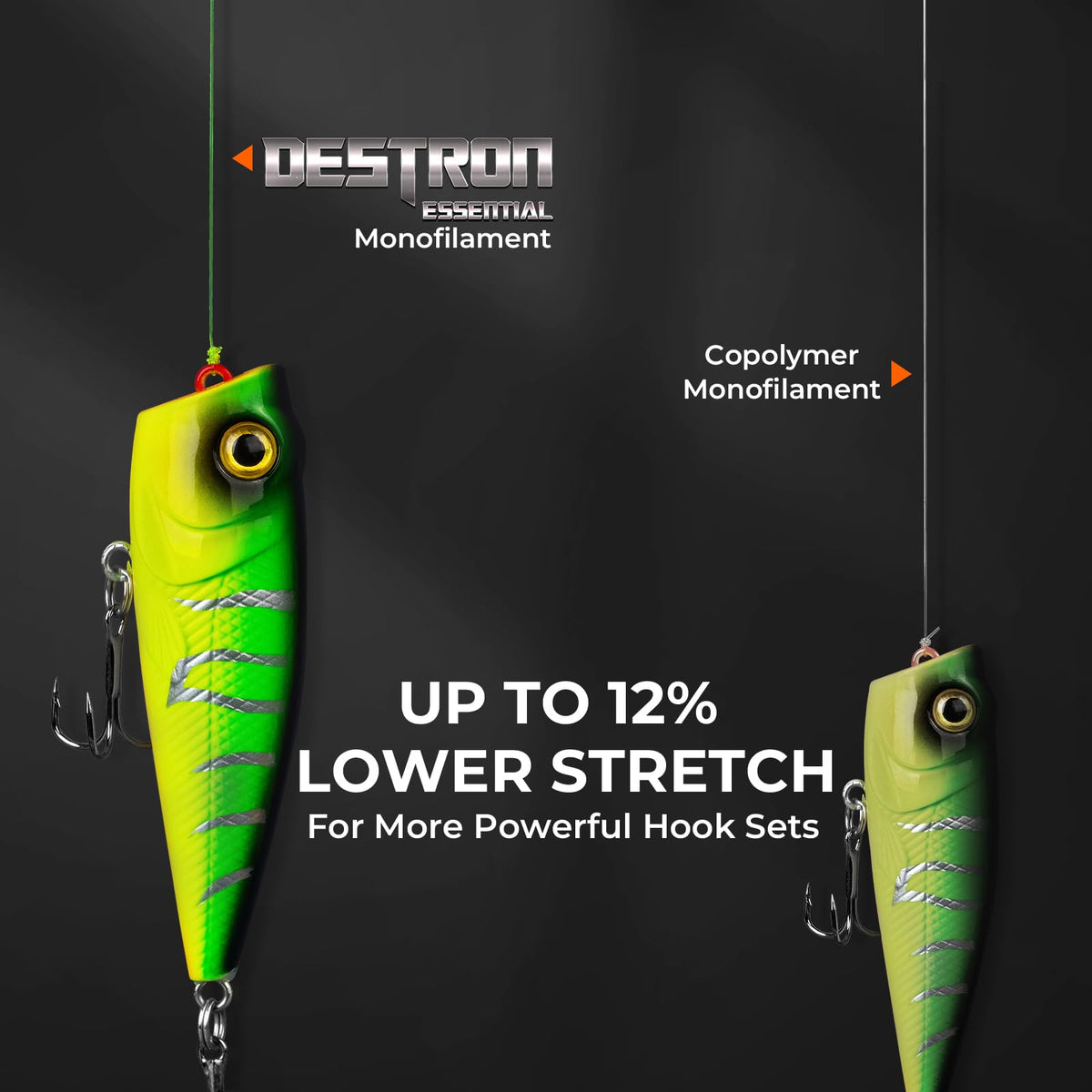 Destron Essential Mono Fishing Line (Lemon Drop / 12LB(600 Yds))