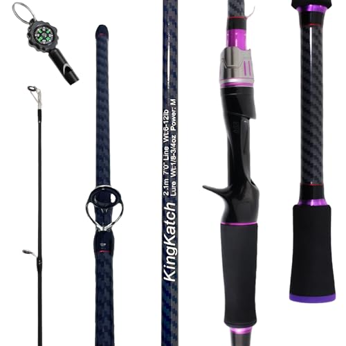 24 Ton Carbon & Fiberglass Spinning (A-Purple- Casting- 7'0")