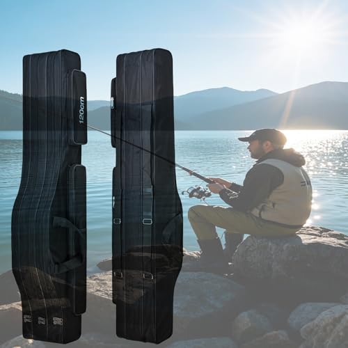 Fishing Bag 3 Layers Fishing Pole Bag