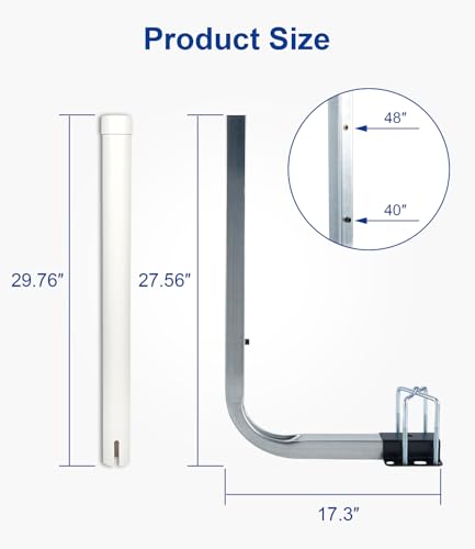 Boat Trailer Guide 40 (White / 40"/48")