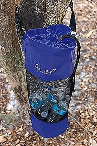 Portable Mesh Trash Bag for Boat (Blue)