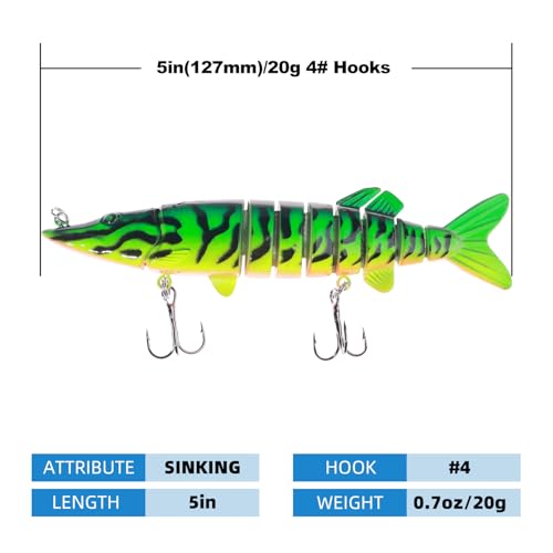 Fishing Lures (C2(5in 0.7oz))