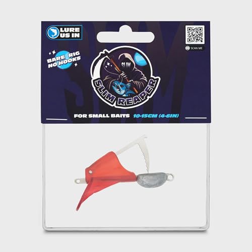 Dead Bait Trolling Lure (Transparent Red / Small)