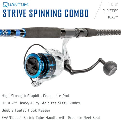 Strive Spinning Reel and Fishing Rod Combo (10'0" / Size 8000 Reel)