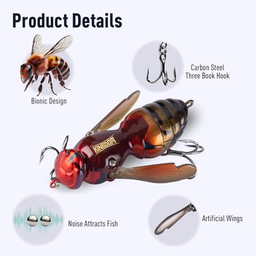 Wasp Crawl Fishing Lures (12 / 1.57in/0.14oz)