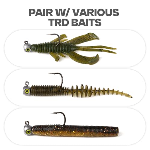 15 Pack Fish Eye Ned Rig Jig Heads with Welded Wire Bait Keeper