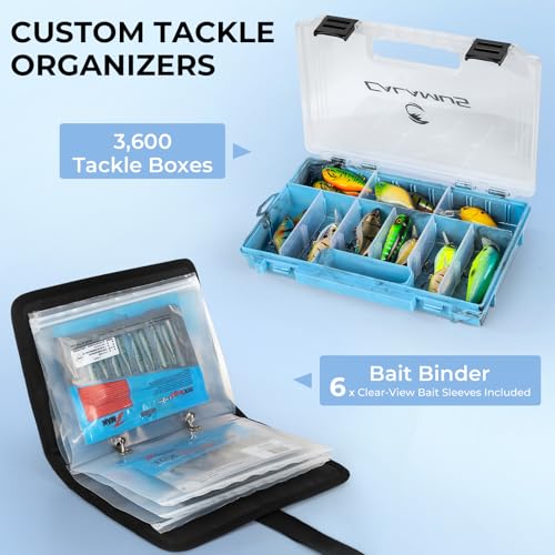 GearMaster Fishing Tackle Backpack with Bait Binder